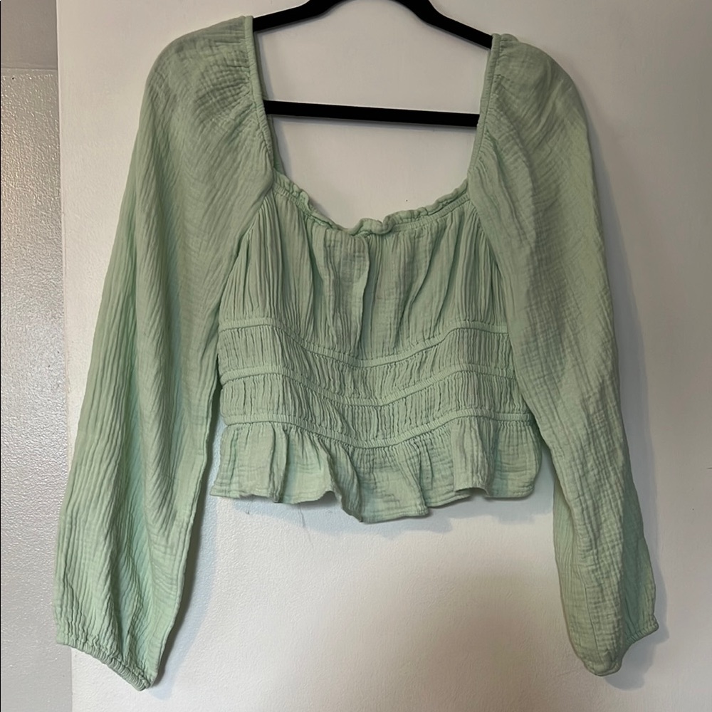 Wild Fable Mint Green Women's Crop Top